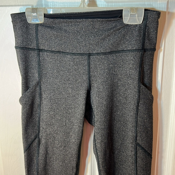 Lululemon Speed Up Leggings Gray Women's Athletic Size 6 - Picture 6 of 9